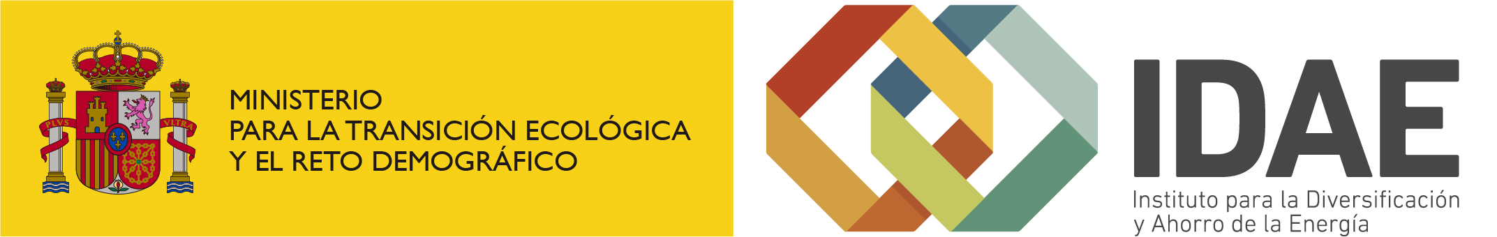 Logo Ministerio + IDAE